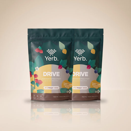 Yerb Drive Dvojbalení Ananas-kokos