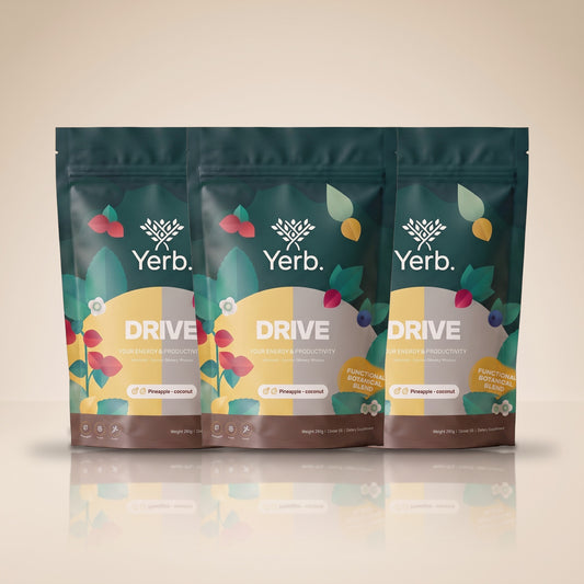 Yerb Drive Trojbalení Ananas-kokos