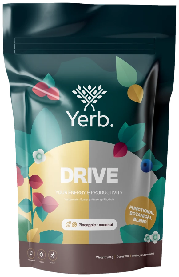 Yerb Drive ananas a kokos