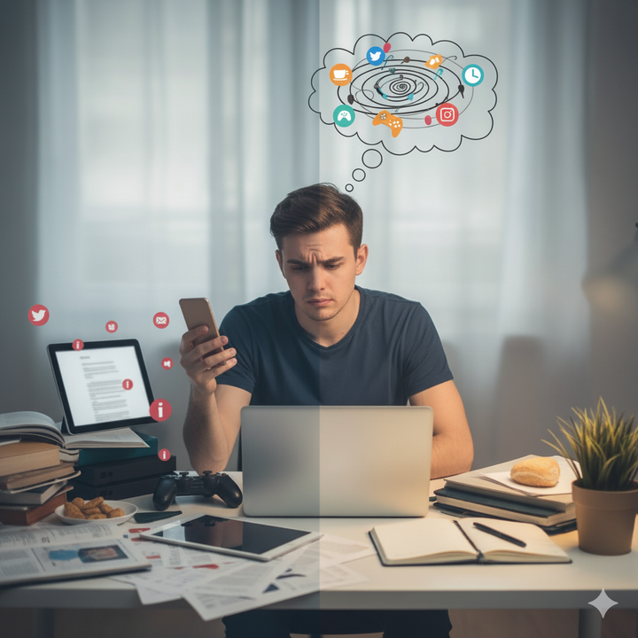 Proč se u ničeho nedokážeme soustředit? A jak to změnit?