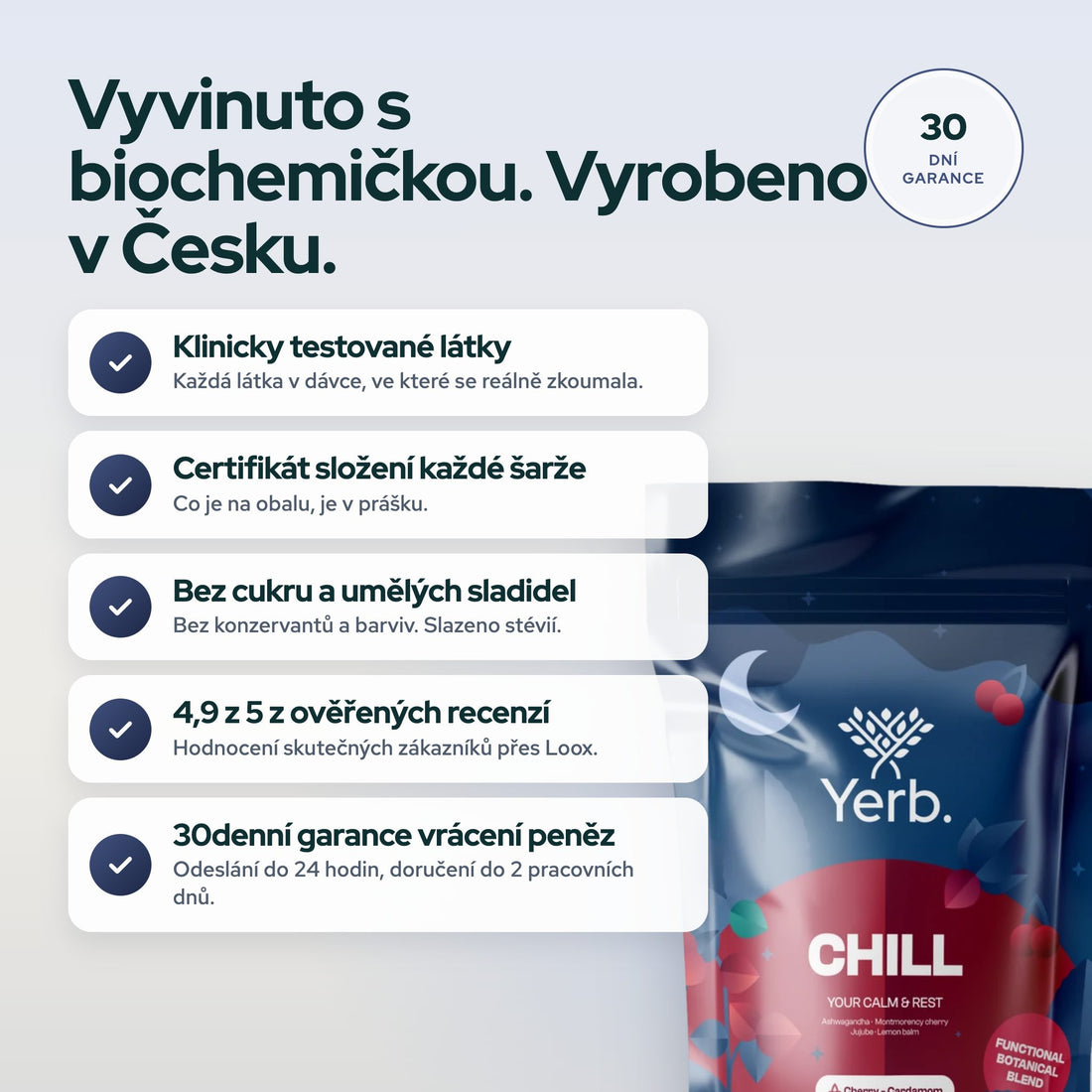 Proč věřit Yerbu – kvalita a 30denní garance