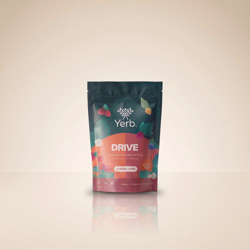 Yerb Drive 10 dávek Broskev-limetka