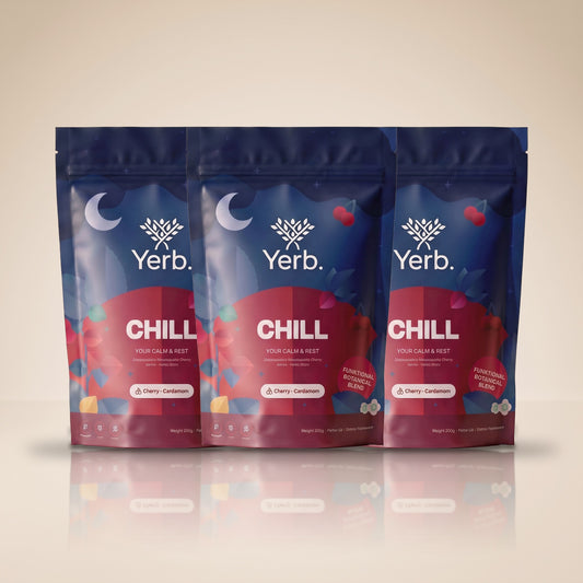 Yerb Chill Trojbalení Třešeň-kardamom