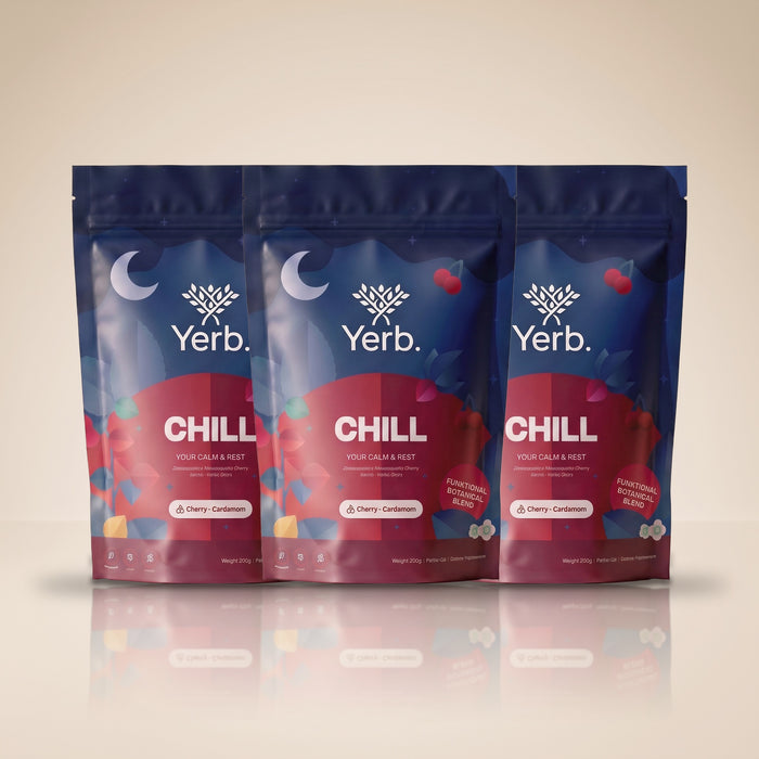 Yerb Chill · Trojbalení